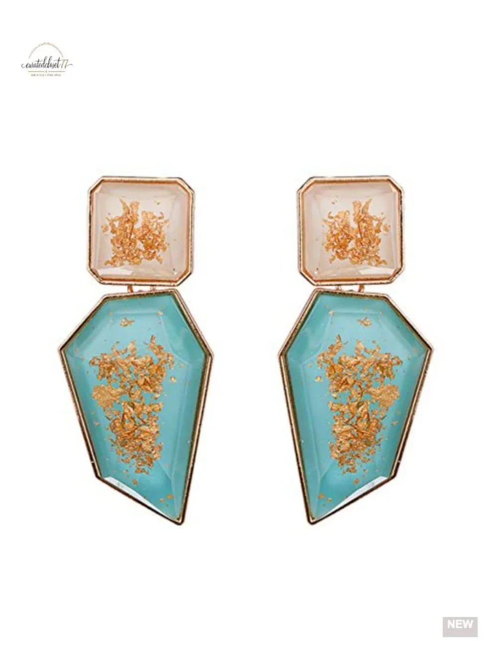 Acrylic Drop Dangle Earrings Geometric Statement Jewelry